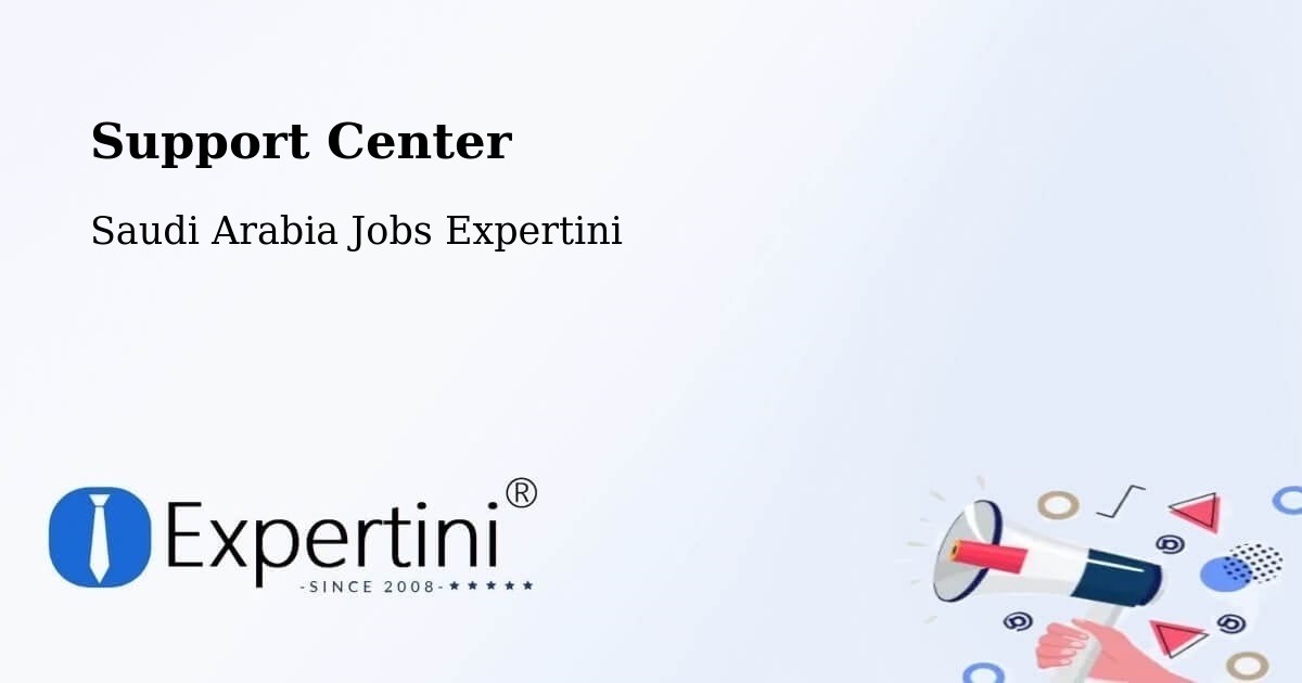 Support Center - Saudi Arabia Jobs Expertini